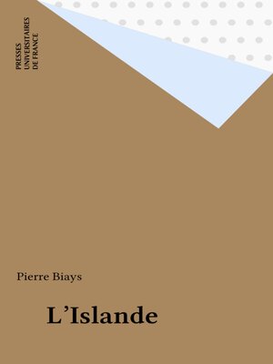 cover image of L'Islande